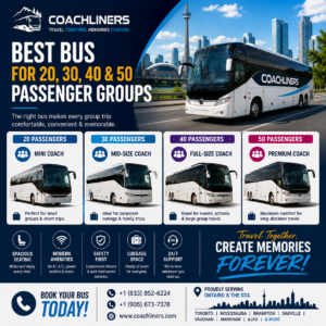 55 Seater bus services in toronto